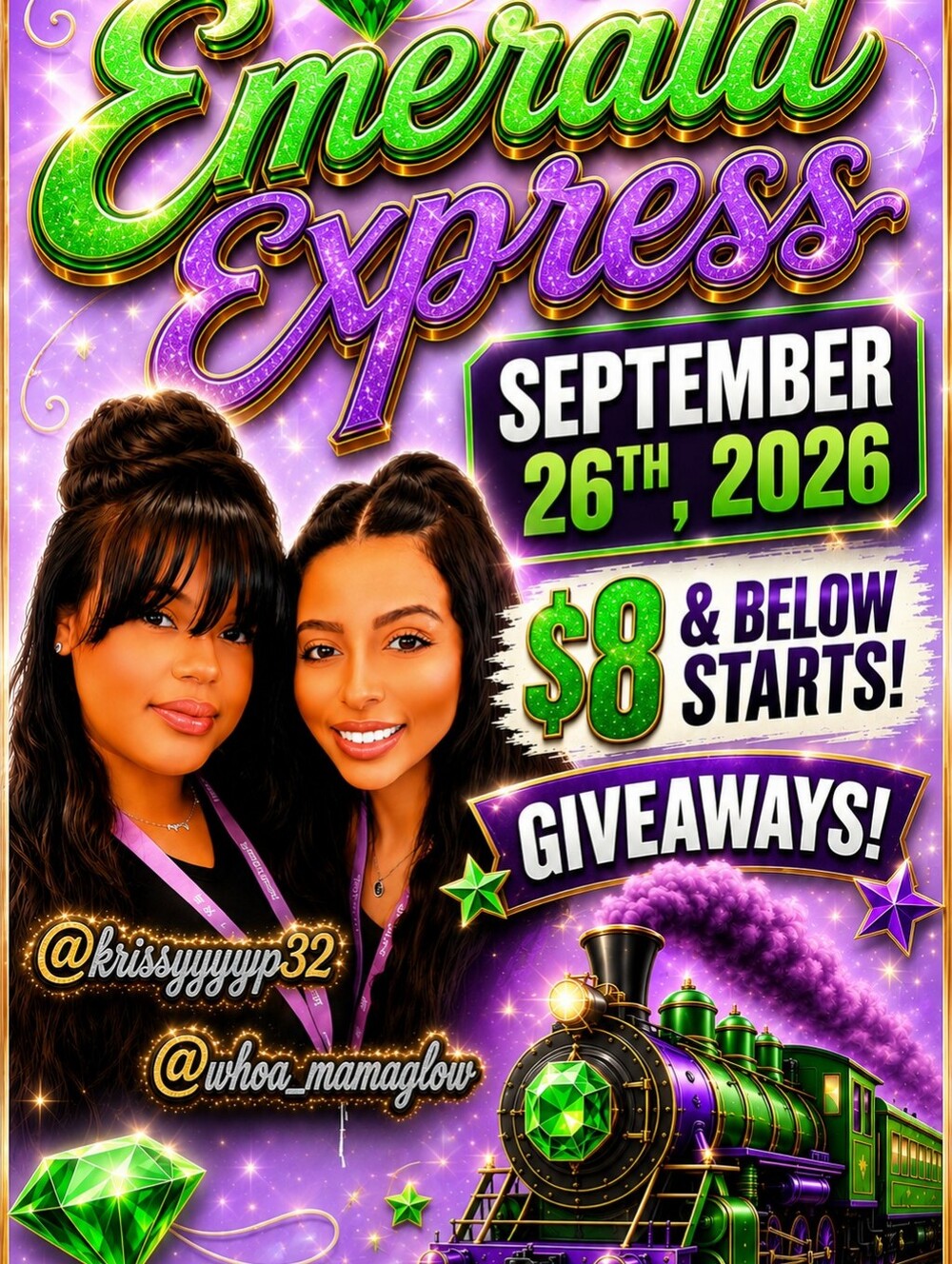 🚨Greeneyediva78🚨9/26💚🚂The Emerald Expres💚🚂 - Picture 6 of 13
